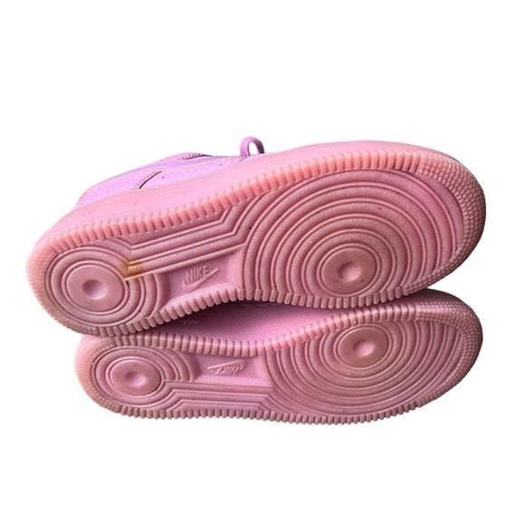 Nike Womens Air Force 1 Fuschia Glow Sneakers Size 7.5 - Picture 6 of 7